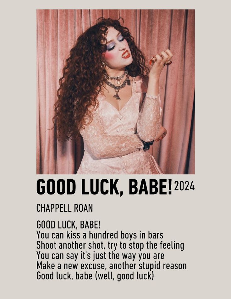 Chapellon Roan - Good Luck Babe "New Song"